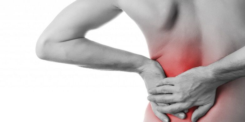 Back pain below left shoulder blade